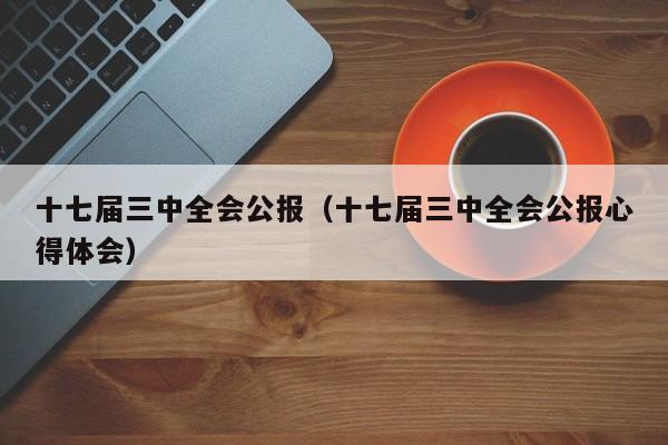 十七届三中全会公报（十七届三中全会公报心得体会）